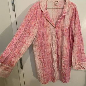 Pink snakeskin Victoria’s Secret nightshirt